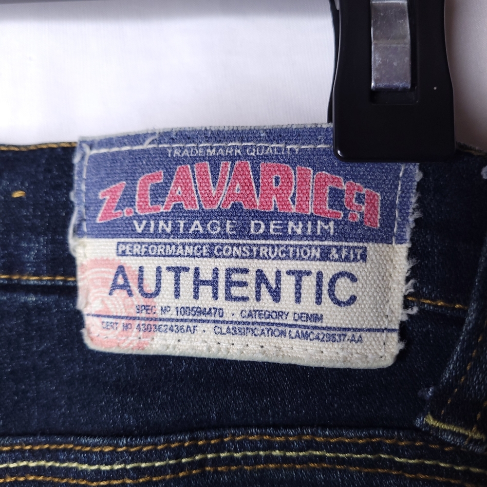 Z. CAVARICCI Womens Vintage Y2K Performance Construction & Fit Jeans 5 - Picture 4 of 8
